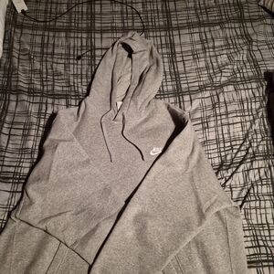 Nike Heather Gray Pullover Hoodie